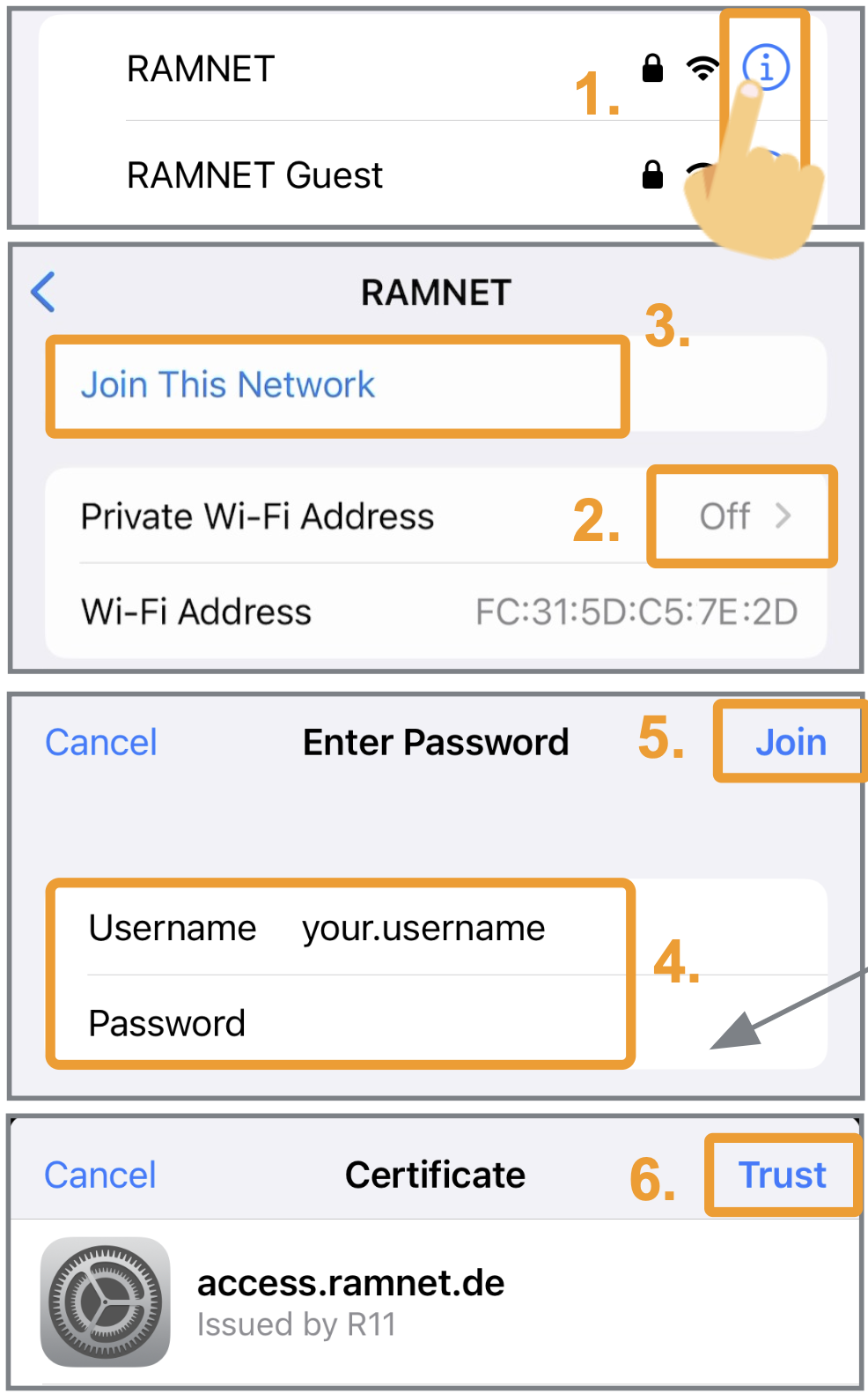 How to turn random/private mac off – ramnet